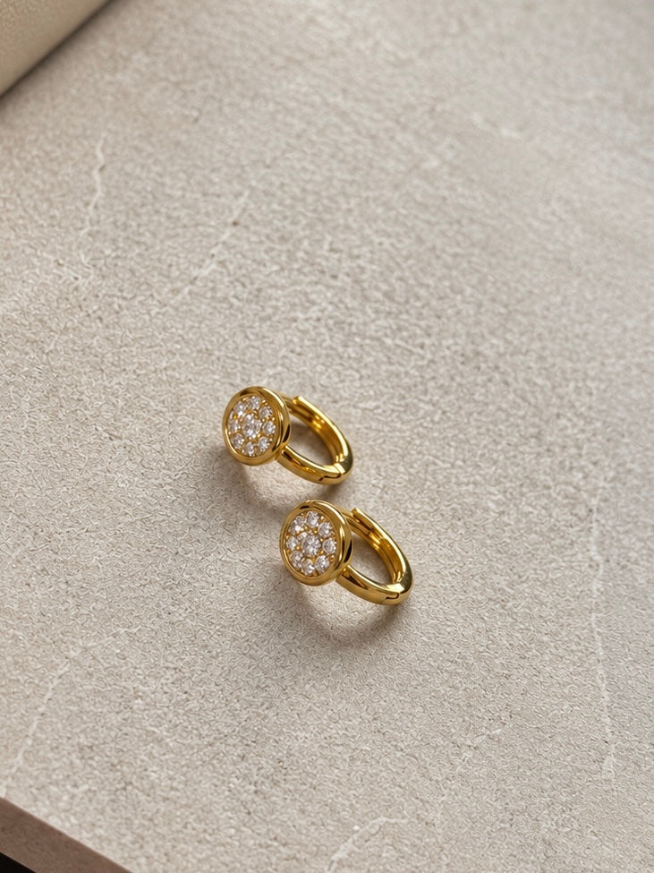 Aretes Aura - Laminado en Oro 18k