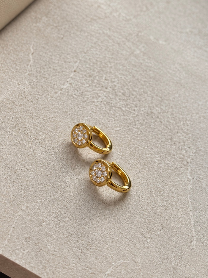 Aretes Aura - Laminado en Oro 18k