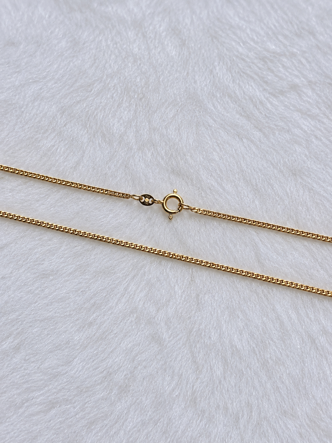 Cadena Box 9,5” - Baño de Oro