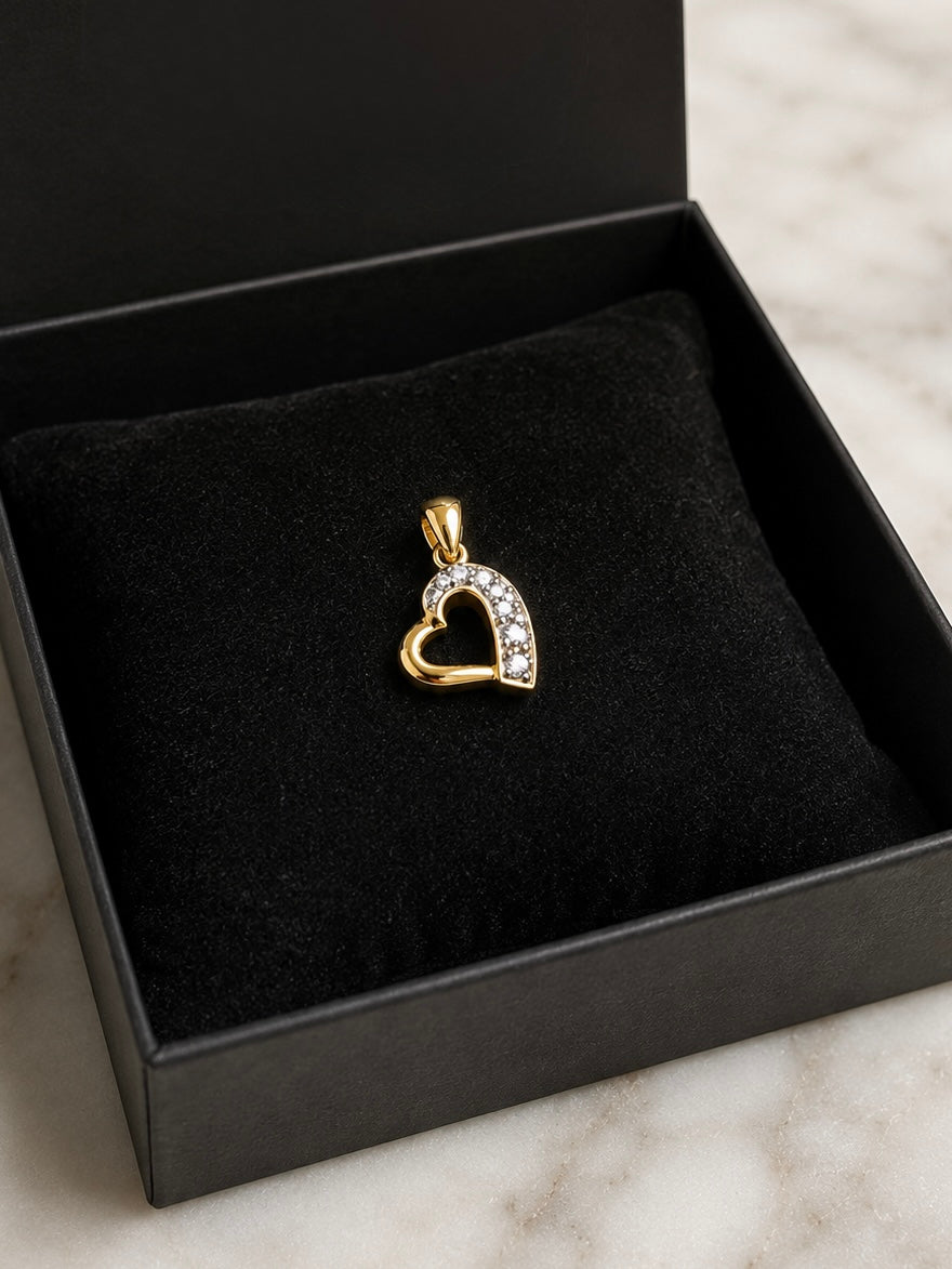Dije Corazón Eterno - Laminado en Oro 18k