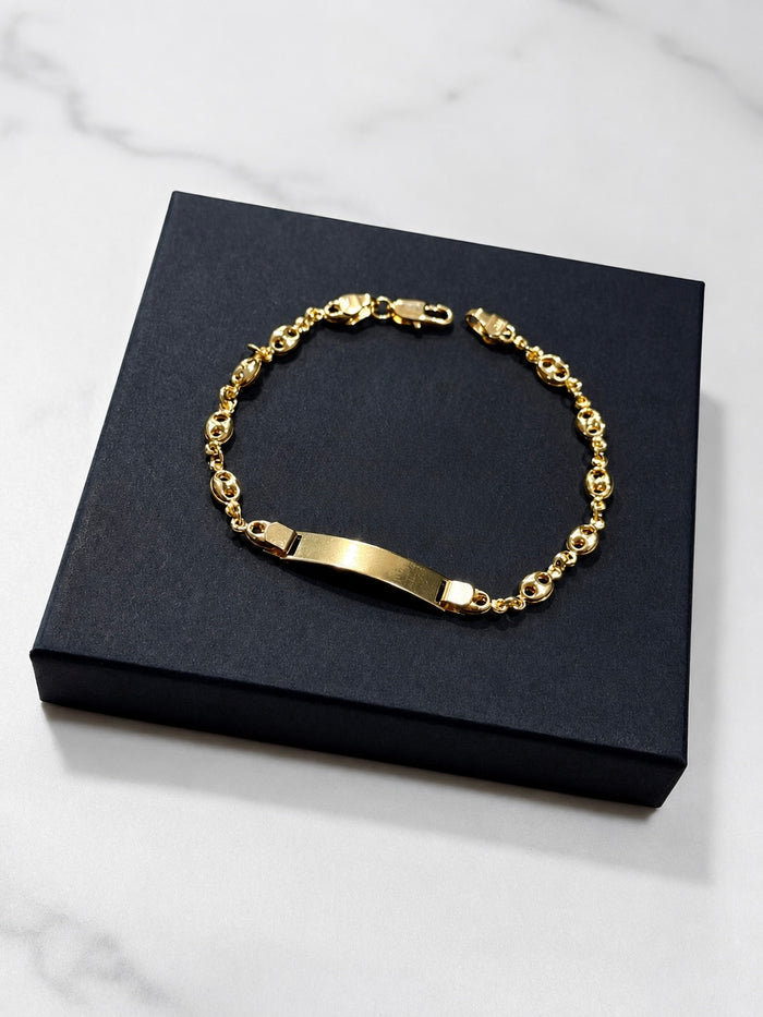 Pulsera Eterna Personalizable - Laminado en Oro 18k