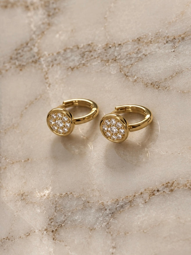 Aretes Aura - Laminado en Oro 18k