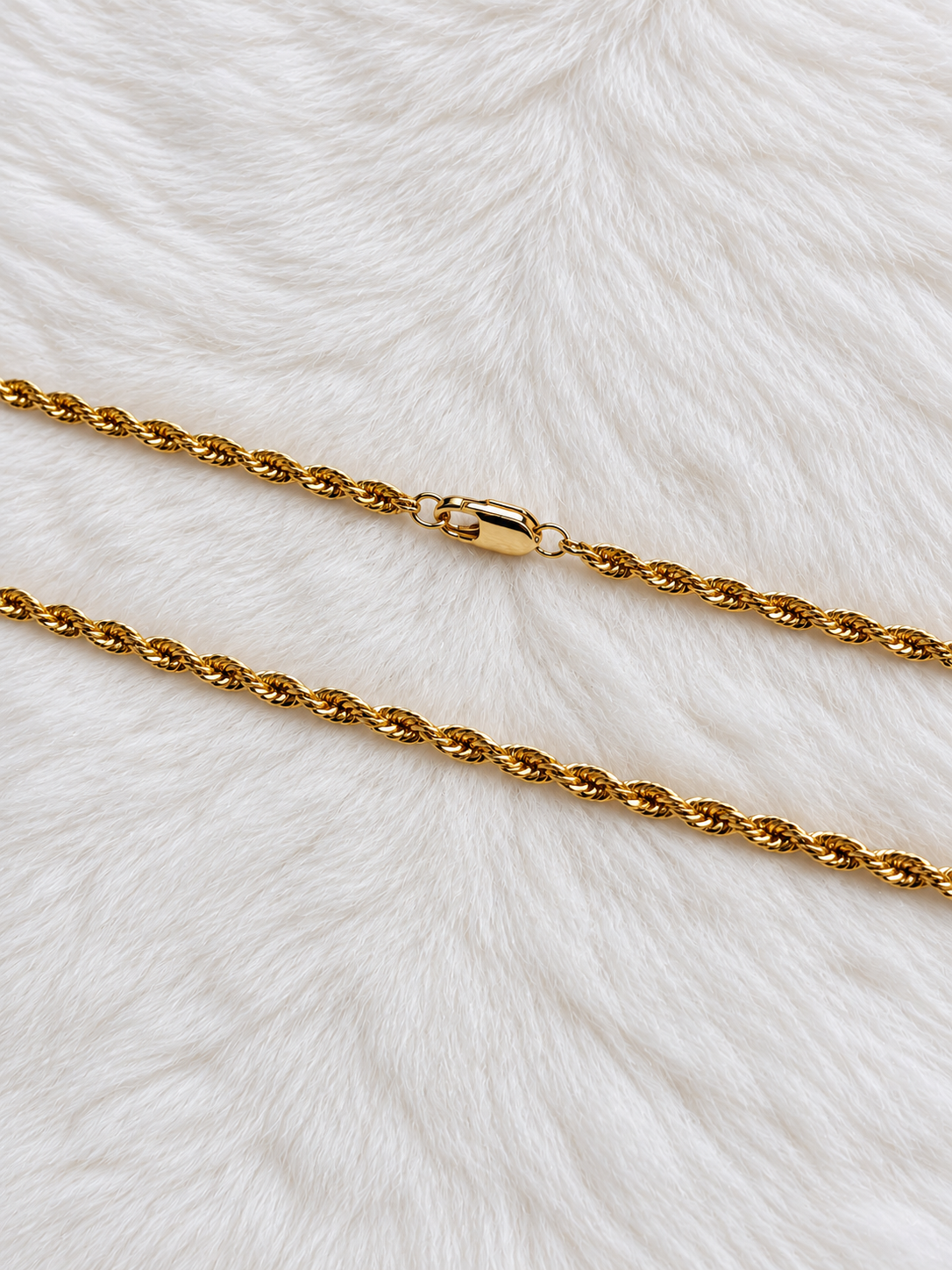 Cadena de Lazo 8,5” - Baño de Oro