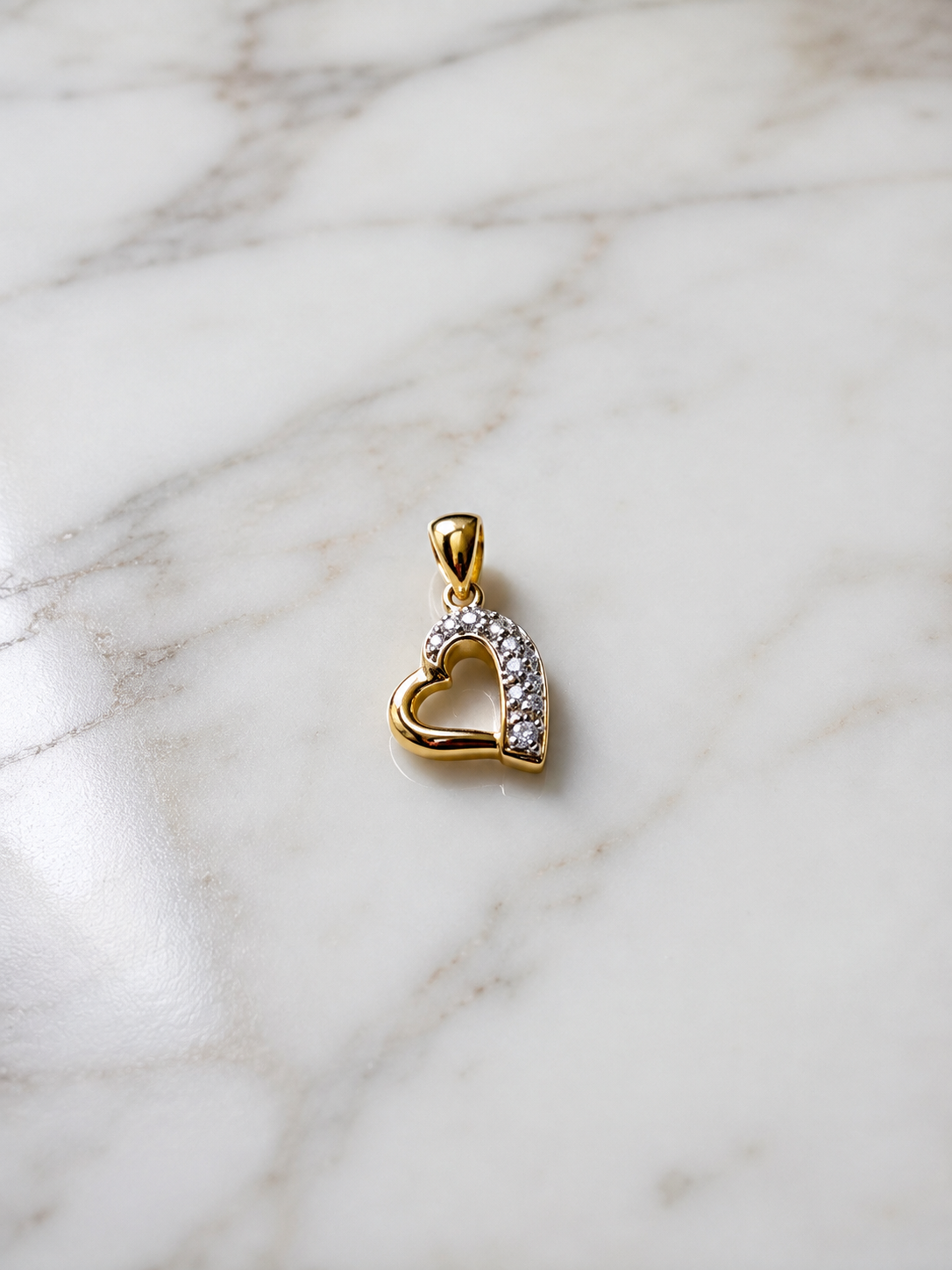 Dije Corazón Eterno - Laminado en Oro 18k