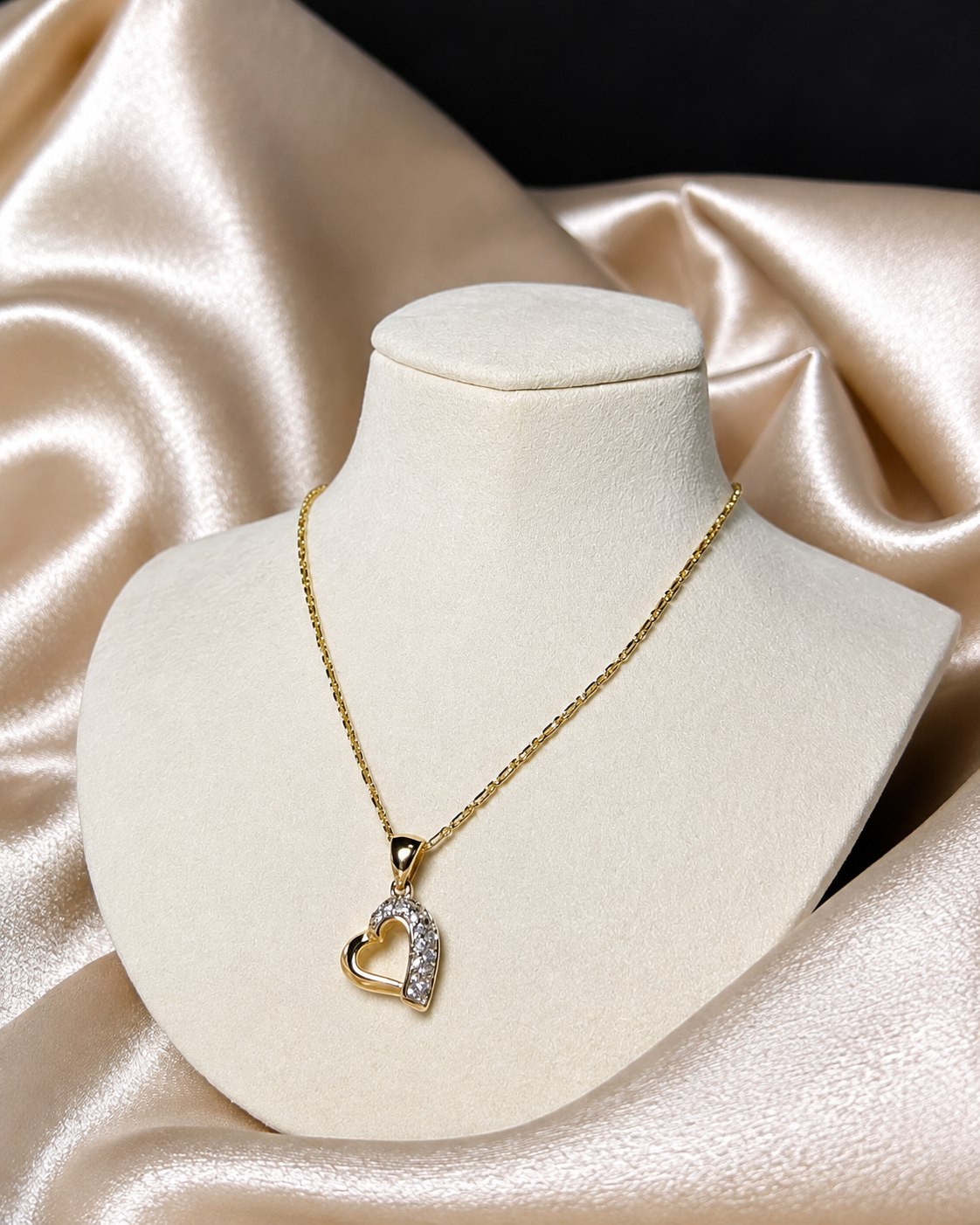 Dije Corazón Eterno - Laminado en Oro 18k