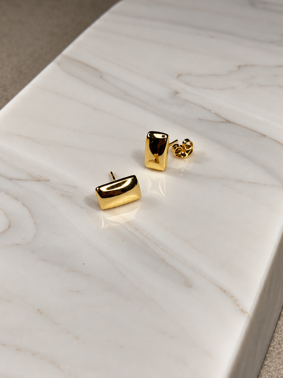 Aretes Aria - Laminado en Oro 18k