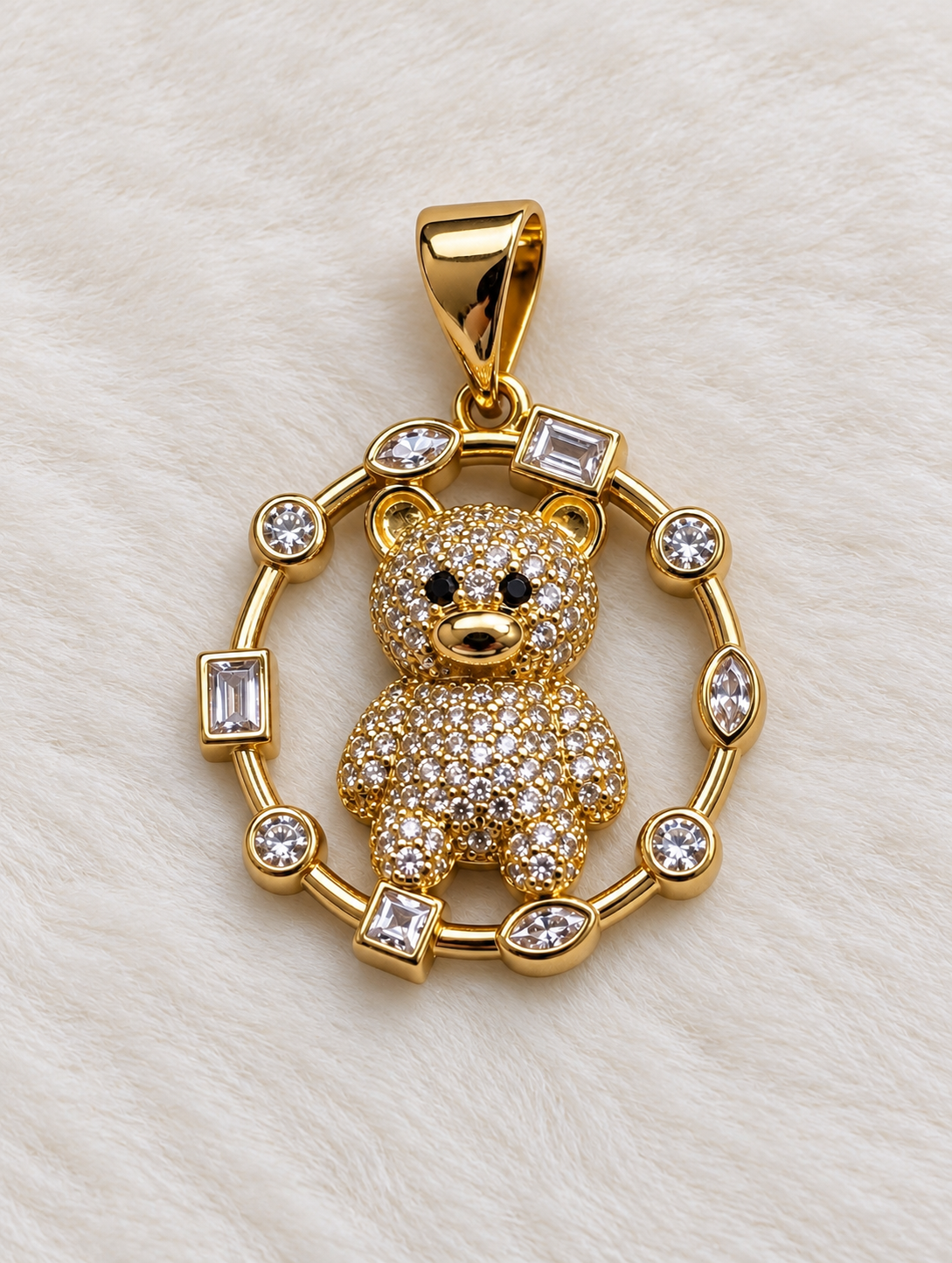Dije de Oso - Baño de Oro