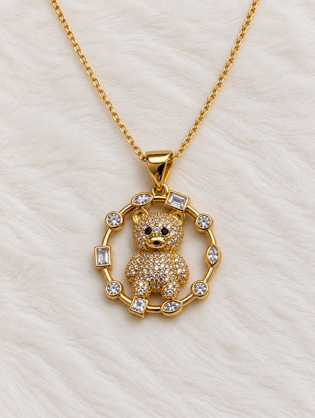 Dije de Oso - Baño de Oro