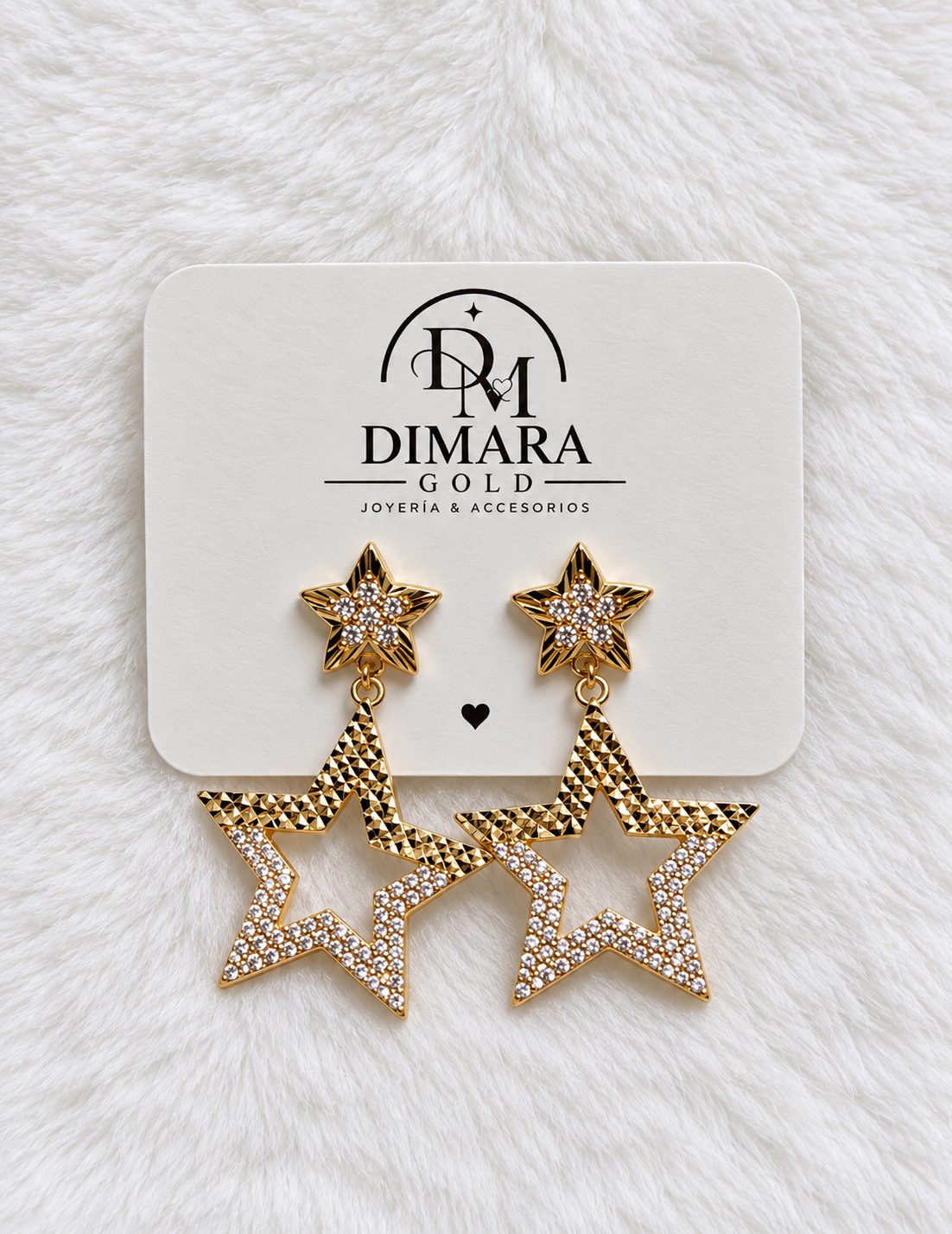 Aretes de Estrella - Baño de Oro