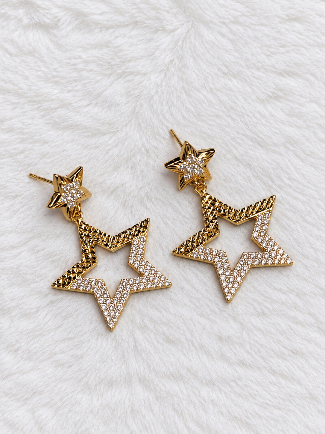 Aretes de Estrella - Baño de Oro