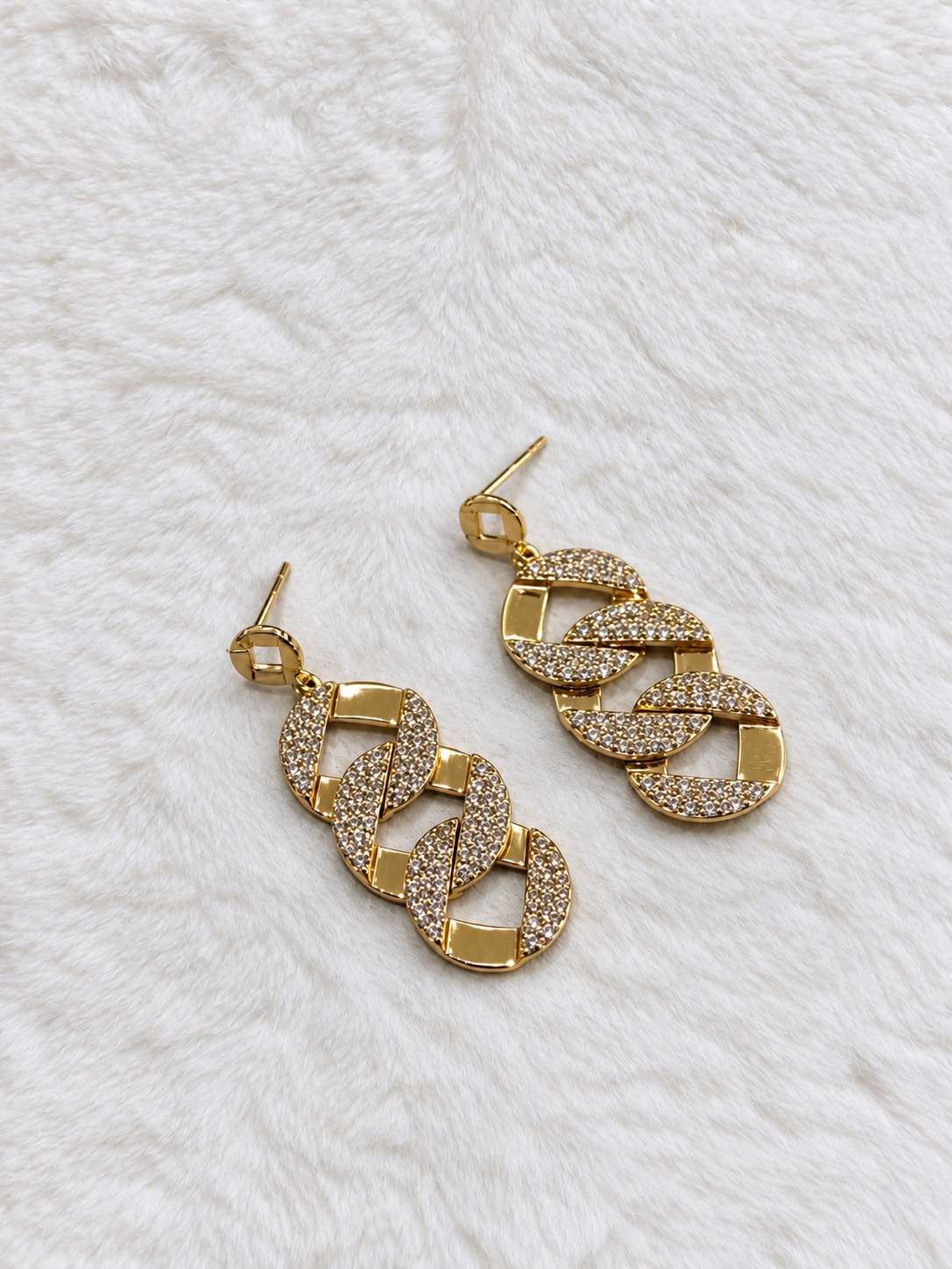 Aretes Roma - Baño de Oro