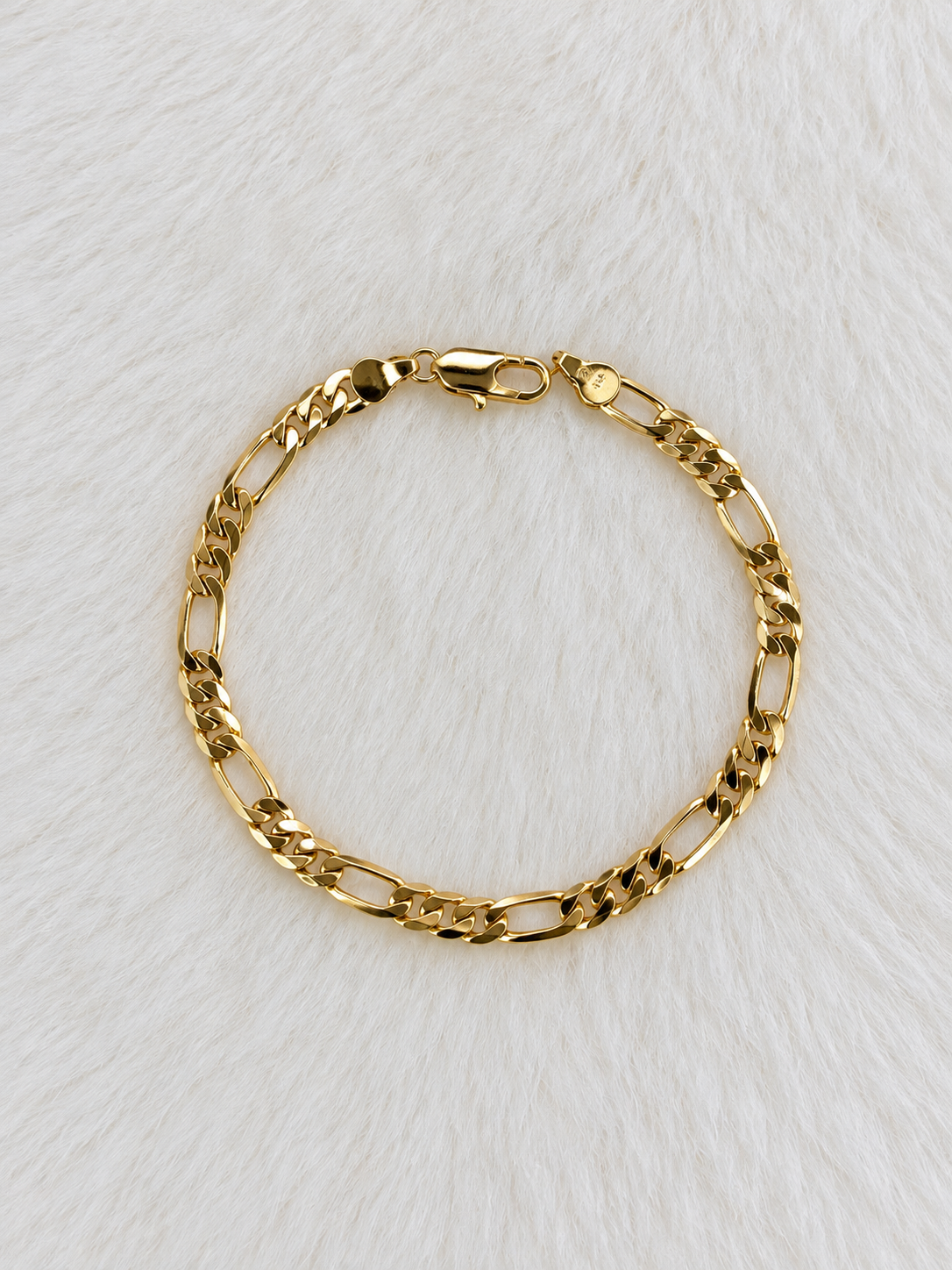 Pulsera Cubana - Baño de Oro