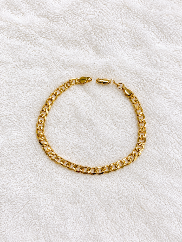 Pulsera para Hombre - Laminado de Oro 18k