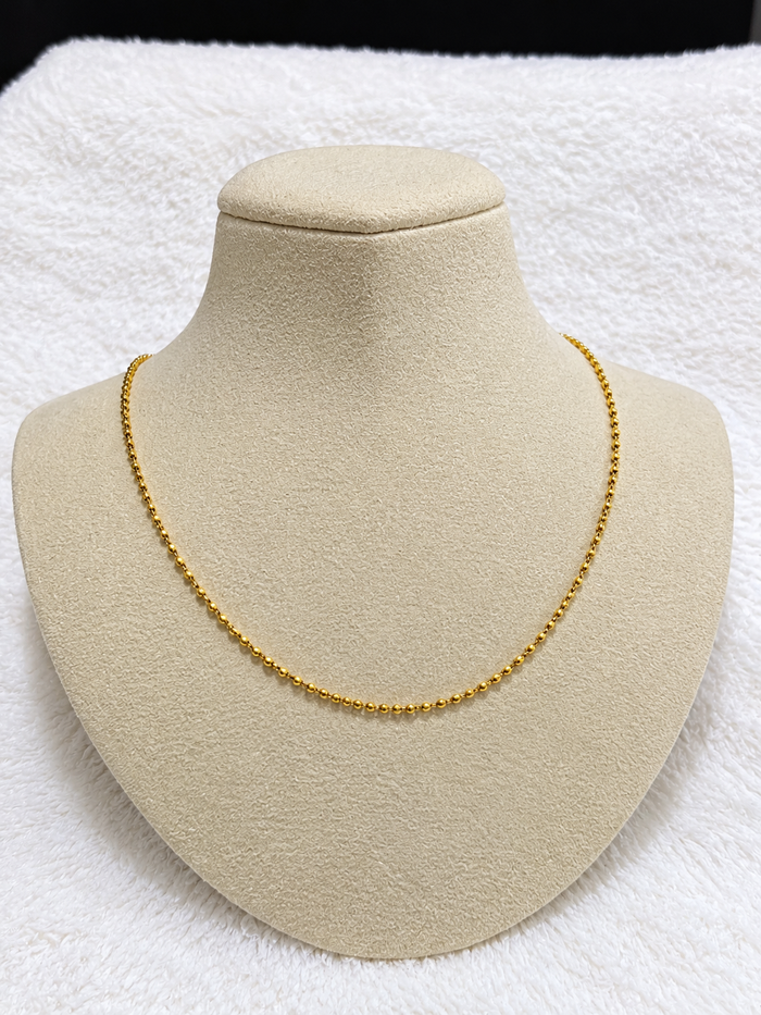 Cadena Box 8,5" - Laminado en Oro 18k