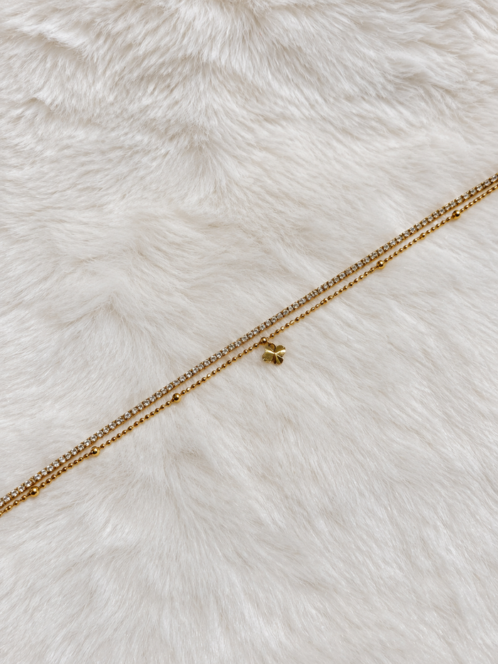 Tobillera - Laminado en Oro 18k