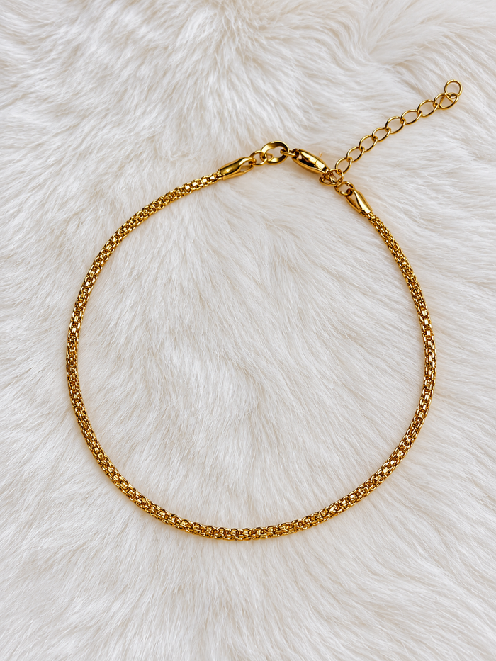 Tobillera Bella - Laminado en Oro 18k