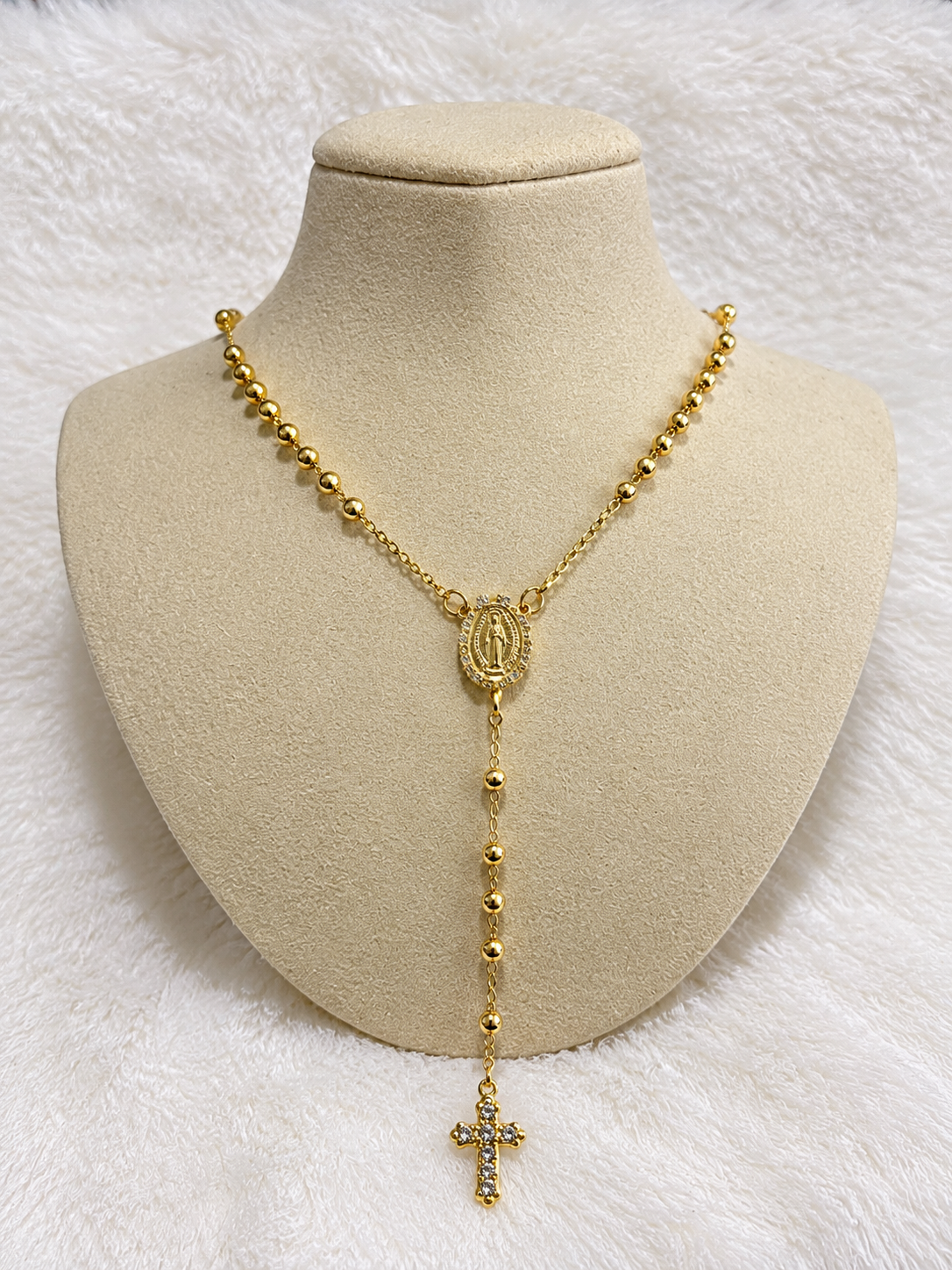Rosario 11,5" - Laminado de Oro 18k