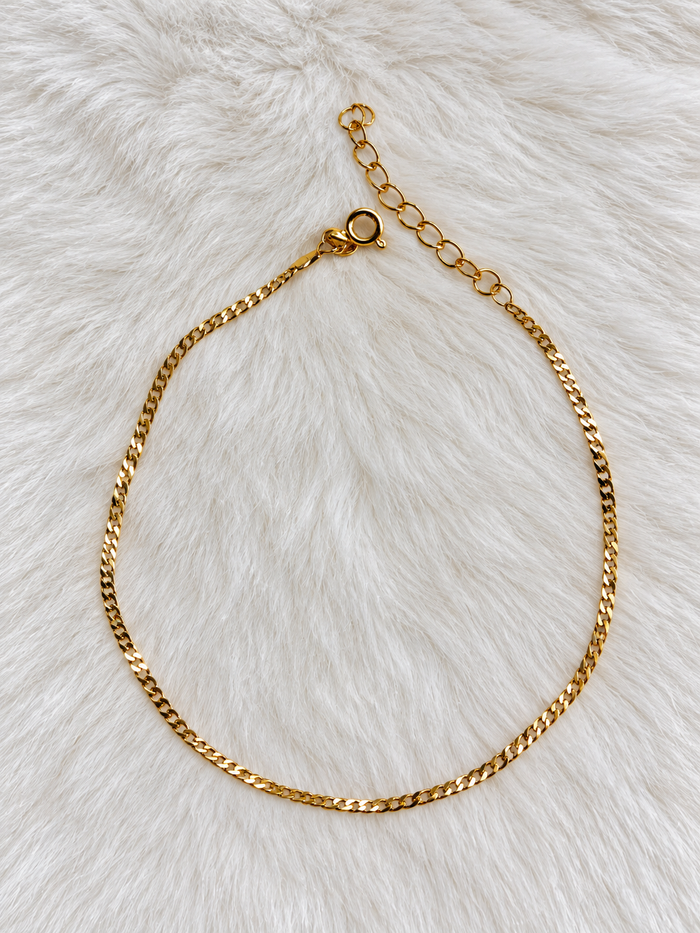 Tobillera Sienna - Laminado en Oro 18k