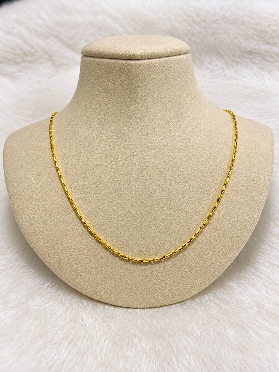 Cadena Veneciana 11" - Laminado en Oro 18k