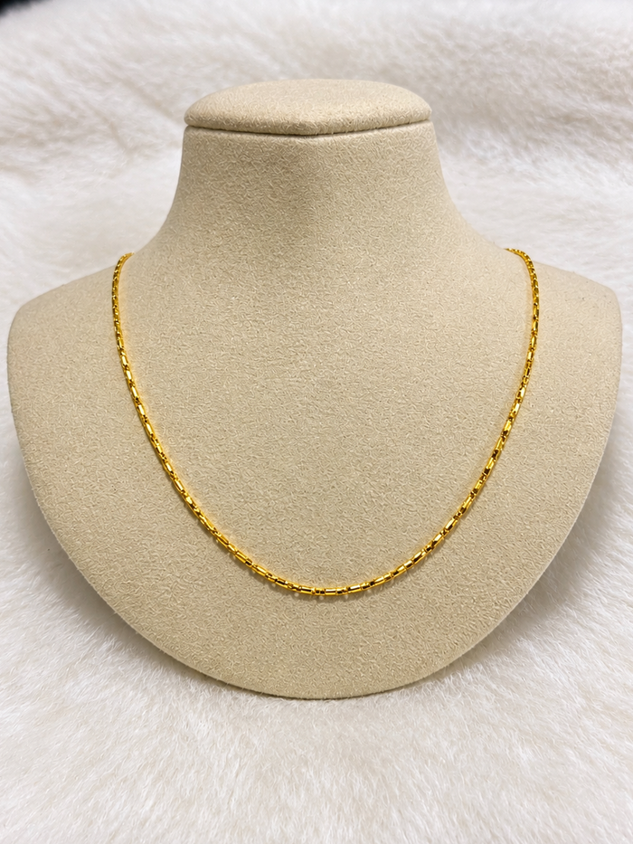 Cadena Veneciana 11" - Laminado en Oro 18k