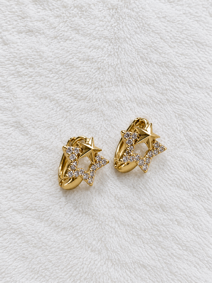 Aretes de Estrella - Baño de Oro