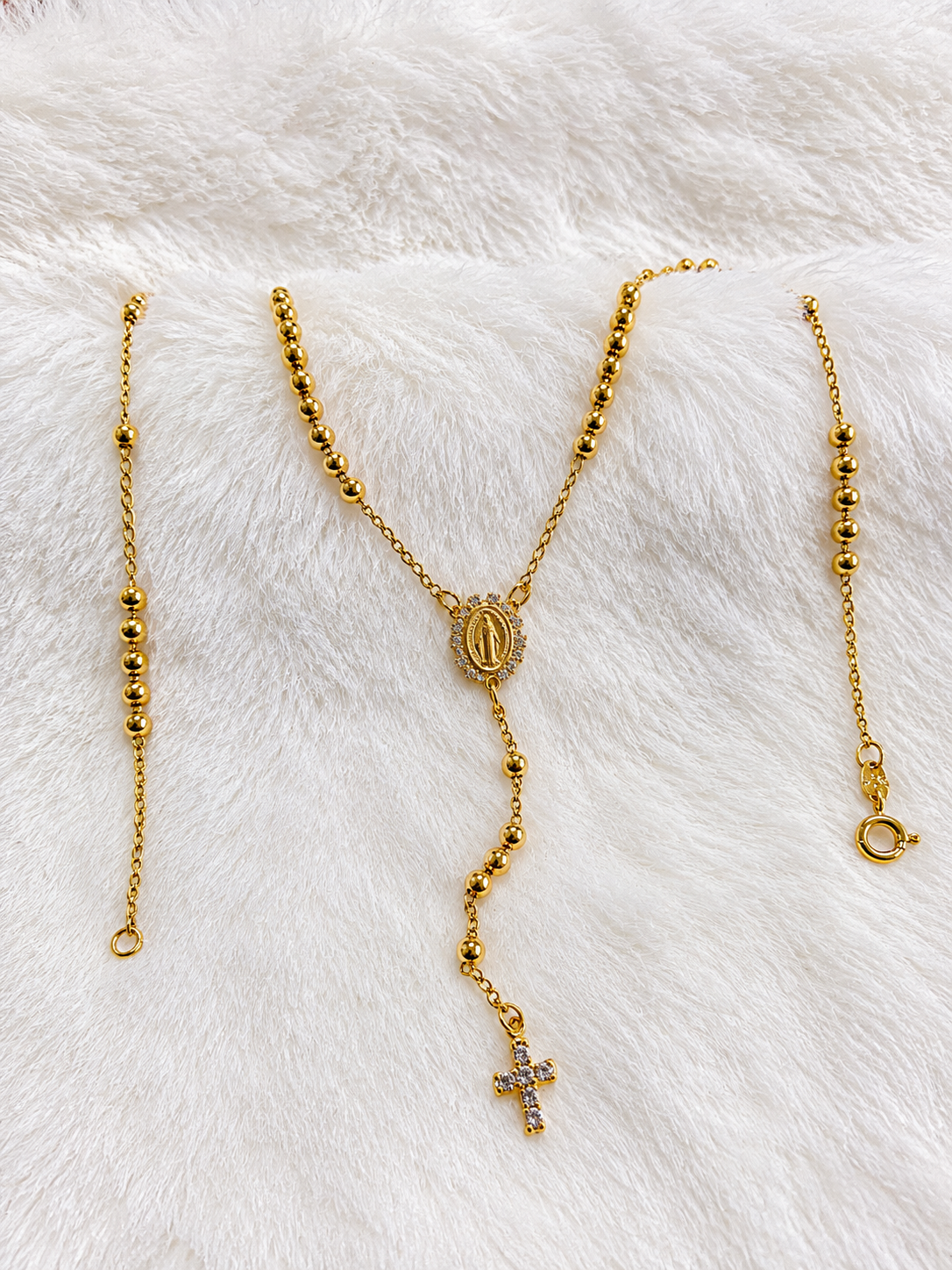 Rosario 11,5" - Laminado de Oro 18k